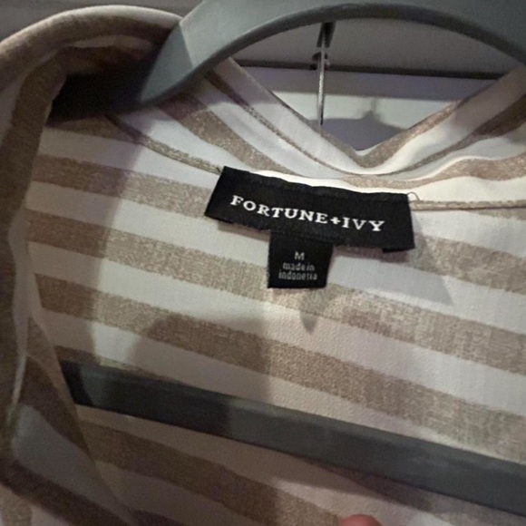 Striped Button-Up Shirt - Picture 2 of 3